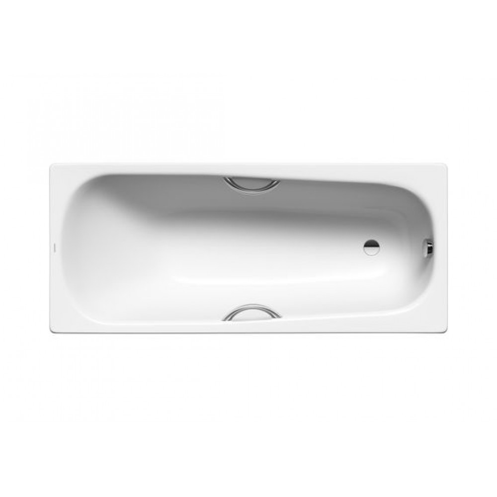 Ванна стальная Kaldewei SANIFORM PLUS STAR 1700х750х410, Easy clean, alpine white, без ножек, с отверстиями для ручек