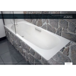 Ванна стальная BLB Atlantica 180x80x36, универсальная, с отверстиями для ручек
