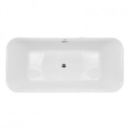Ванна акриловая Azario ROVETA 1700х800х580 свободностоящая, в комплекте с сифоном и металлической рамой (AZ-6615)