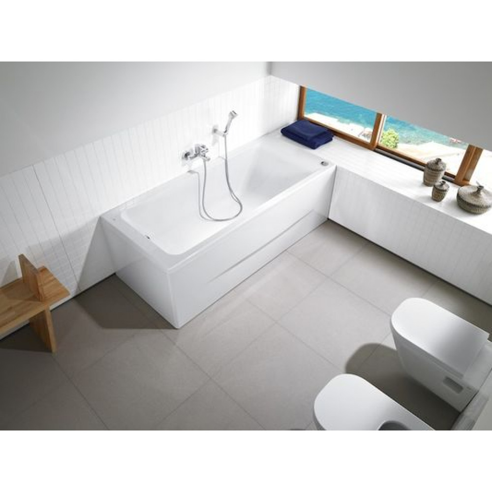 Ванна акриловая Roca Easy прямоугольная 170x75 x45