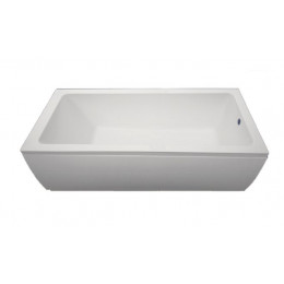 Ванна пристенная Loranto Novaro La 1500х700, каркас и экран в комплекте, ABS пластик, белая (CS00078466)