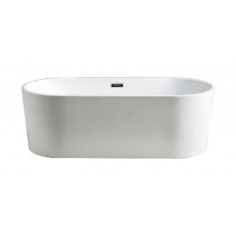 Ванна акриловая Azario BRISTOL 1800х800х600, свободностоящая, в комплекте с сифоном и металлической рамой (BRI18080)