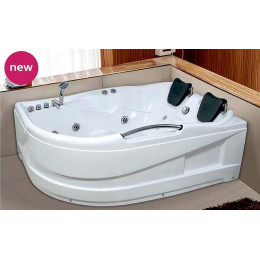 Ванна акриловая Loranto 1200х1700х650 с гидромассажем, правосторонняя, для двух персон (CS-806RN)