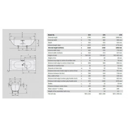 Ванна стальная Kaldewei SILENIO 1700*750*410, самоочищающееся покрытие Easy clean, alpine white, без ножек (267400013001)