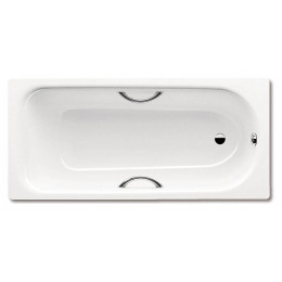 Ванна стальная Kaldewei SANIFORM PLUS STAR 180х80х41 alpine white, без ножек, с отверстиями для ручек