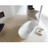 Ванна акриловая Azario LEEDS 1685х840х580, свободностоящая, в комплекте с сифоном и металлической рамой (LEE17085)