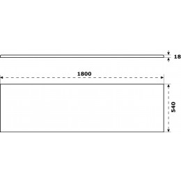 Ванна акриловая Azario Верда 180х80