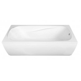 Ванна пристенная Loranto Арктика 1600х700, ABS пластик, белая (CS00031199)