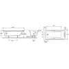 Ванна акриловая Jacob Delafon Odeon Up 180x80 прямоугольная,белая (E6048RU-00)