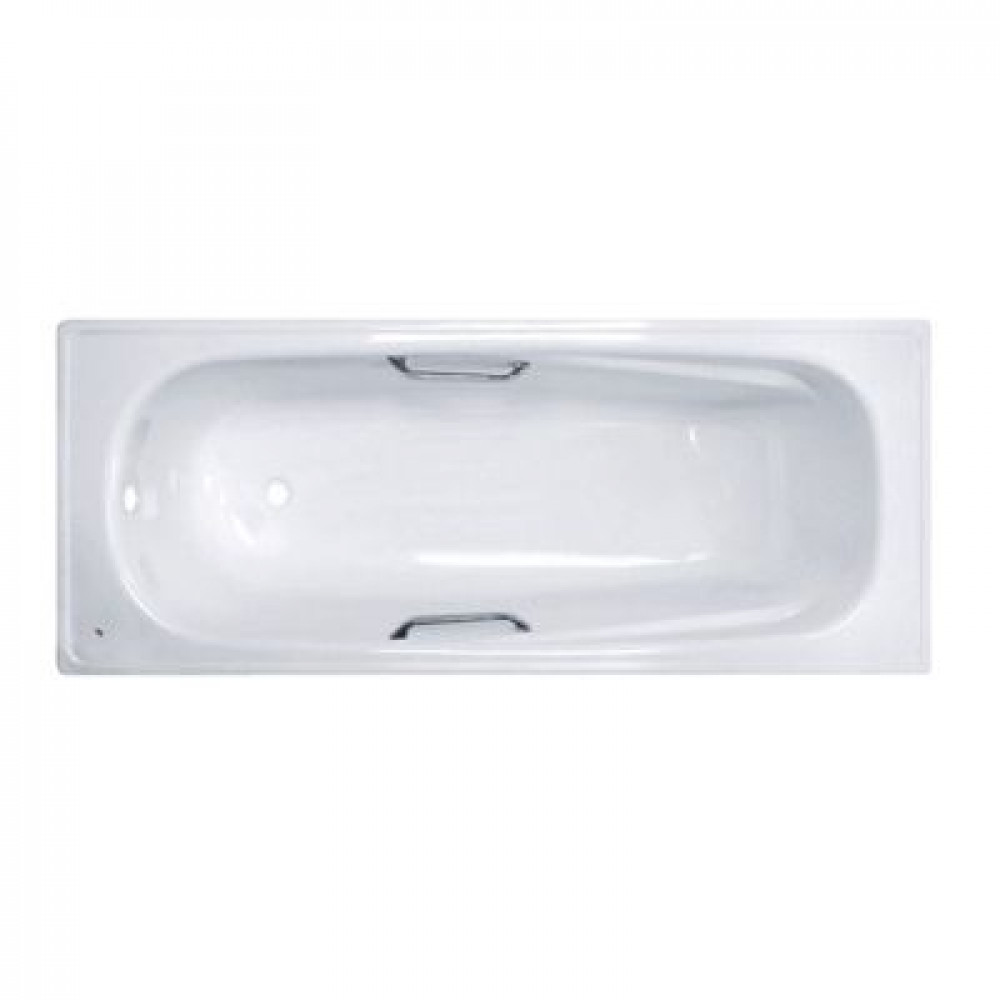 Ванна стальная BLB UNIVERSAL HG 150х75 белая, с отверстиями для ручек