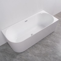 Ванна акриловая AZARIO RIO GRANDE 1700х750х580 пристенная, правая, в комплекте с сифоном и металлической рамой (AZ-6724-2R)