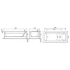 Ванна акриловая Jacob Delafon Sofa 180x80 прямоугольная, белая (E60516RU-00)