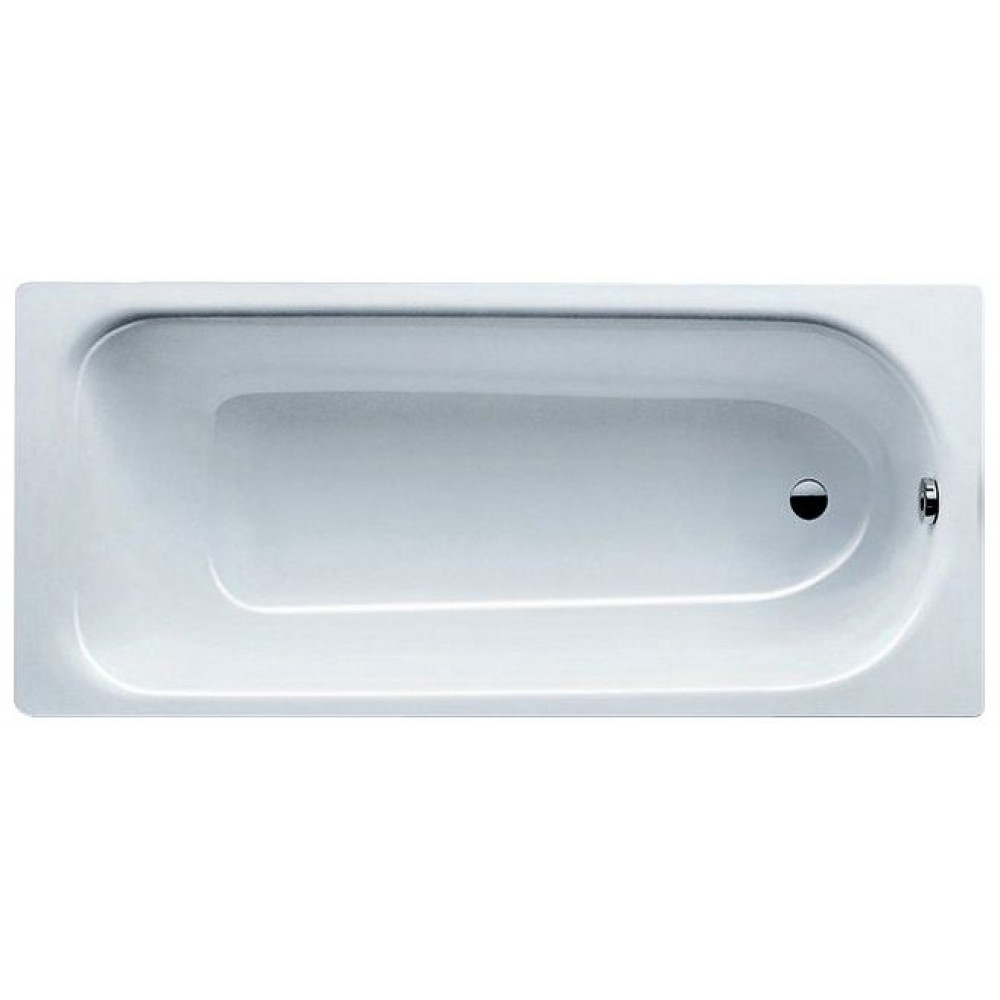 Ванна стальная Kaldewei Eurowa 160х70х39, alpine white, без ножек, с отверстиями для ручек