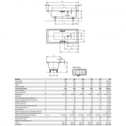 Ванна стальная 170х75 см Kaldewei Puro 656 с покрытием Easy-Clean