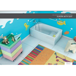 Ванна стальная BLB EUROPA 105х70, сидячая