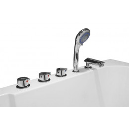 Ванна акриловая Loranto 800х1700х600 с гидромассажем, правосторонняя (CS-832NR)