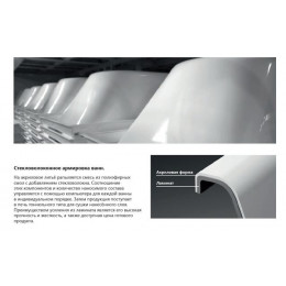 Ванна акриловая Ravak BE HAPPY II 150х75 Р белая