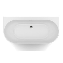 Ванна акриловая Azario BRADFORD 1700х800х580 пристенная, в комплекте с сифоном и металлической рамой (BRA17080)