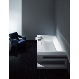 Ванна стальная Kaldewei ASYMMETRIC DUO 1900х1000х420, Easy clean, alpine white, без ножек