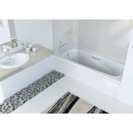 Ванна стальная BLB Universal Anatomica HG 150х75, белая, c отверстиями для ручек