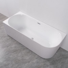Ванна акриловая AZARIO RIO GRANDE 1700х750х580 пристенная, левая, в комплекте с сифоном и металлической рамой (AZ-6724-2L)
