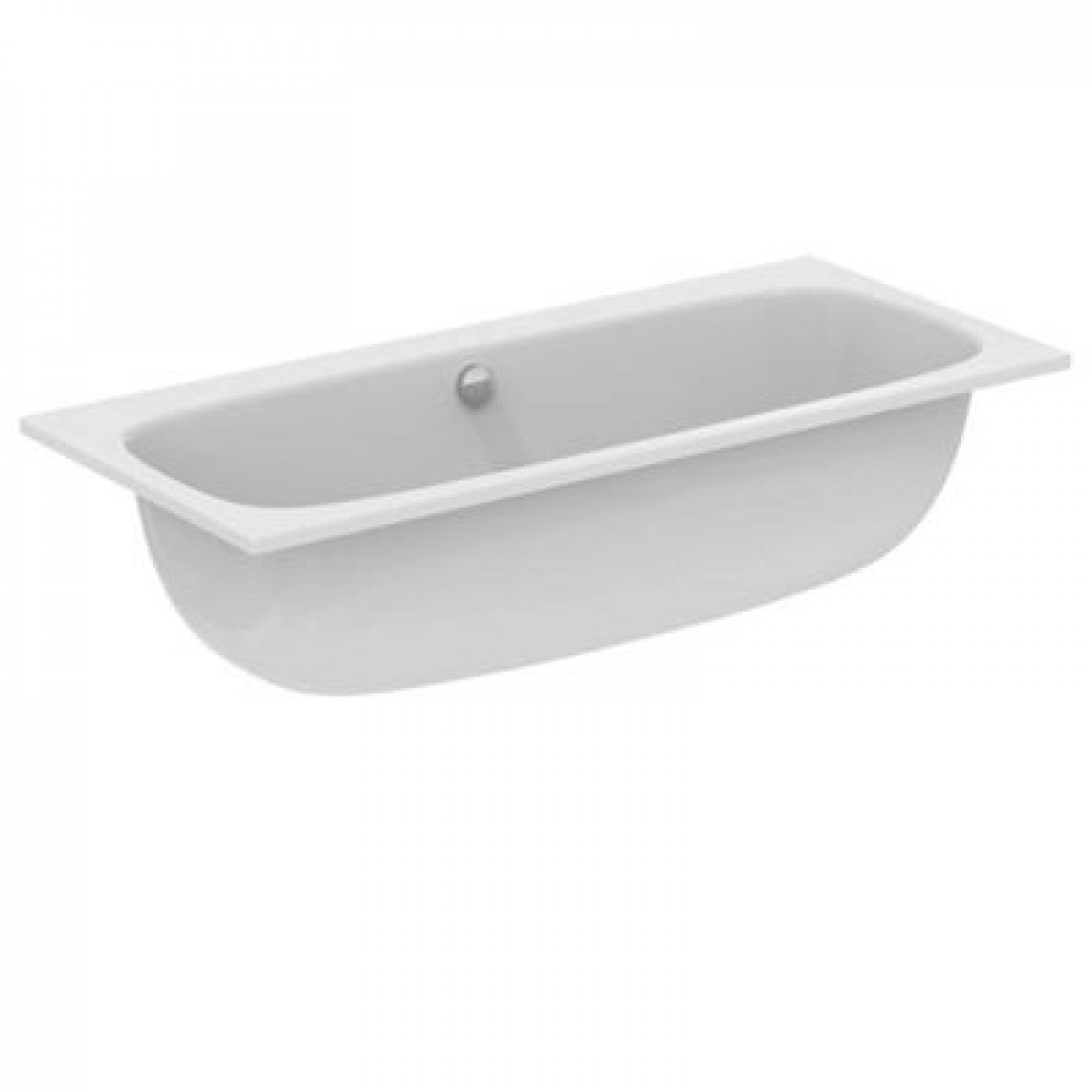 Ванна акриловая Ideal Standard i.life Duo 1800х800 пристенная, встраиваемая, белая (T476401)