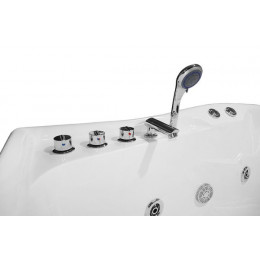 Ванна акриловая Loranto 1200х1700х650 с гидромассажем, правосторонняя, для двух персон (CS-806RN)