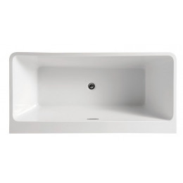 Ванна акриловая Azario OXFORD 1700х830х650, пристенная, в комплекте с сифоном и металлической рамой (OXF17083)