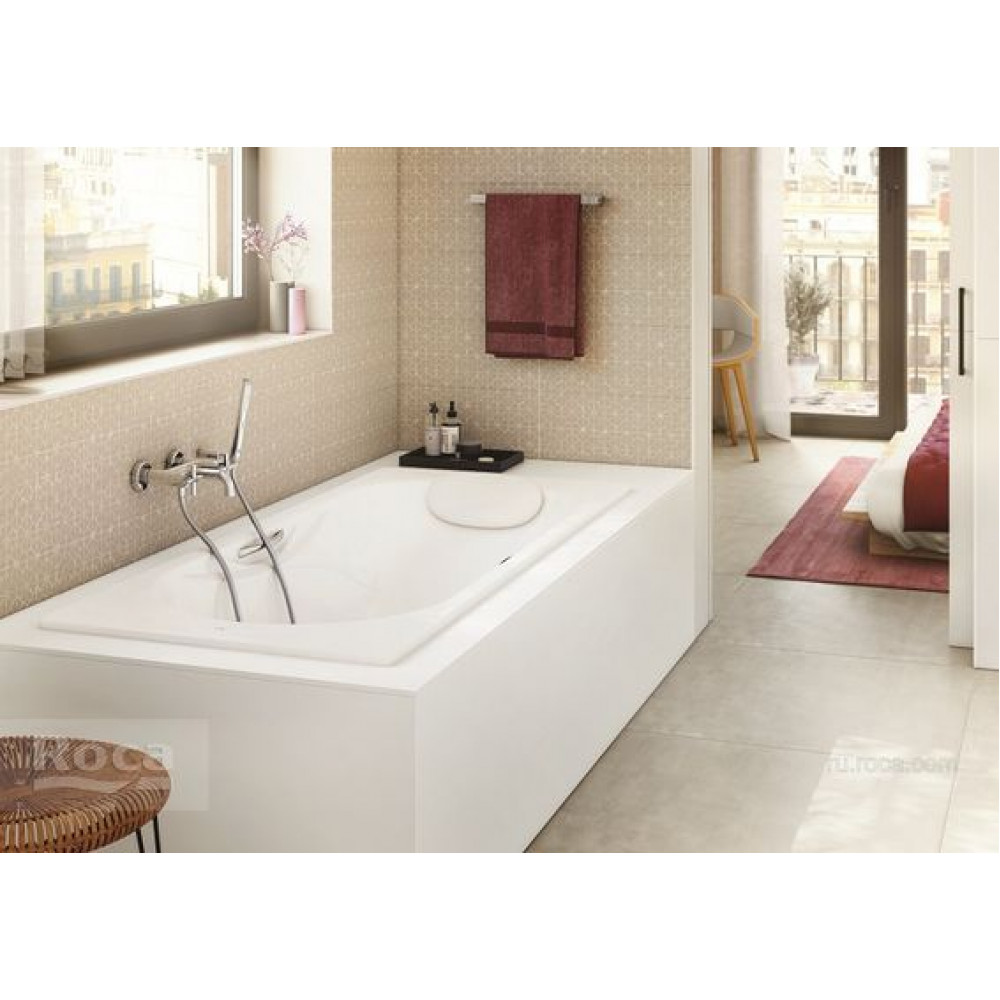 Ванна чугунная Roca MALIBU 170х75, противоскользящее покрытие, без ручек