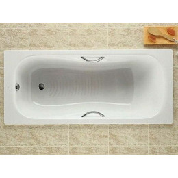 Ванна стальная Roca PRINCESS 160х75, противоскользящее покрытие