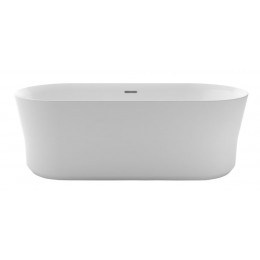 Ванна акриловая AZARIO KENSTON 1700х800х600 свободностоящая, в комплекте с сифоном и металлической рамой (KEN17080)