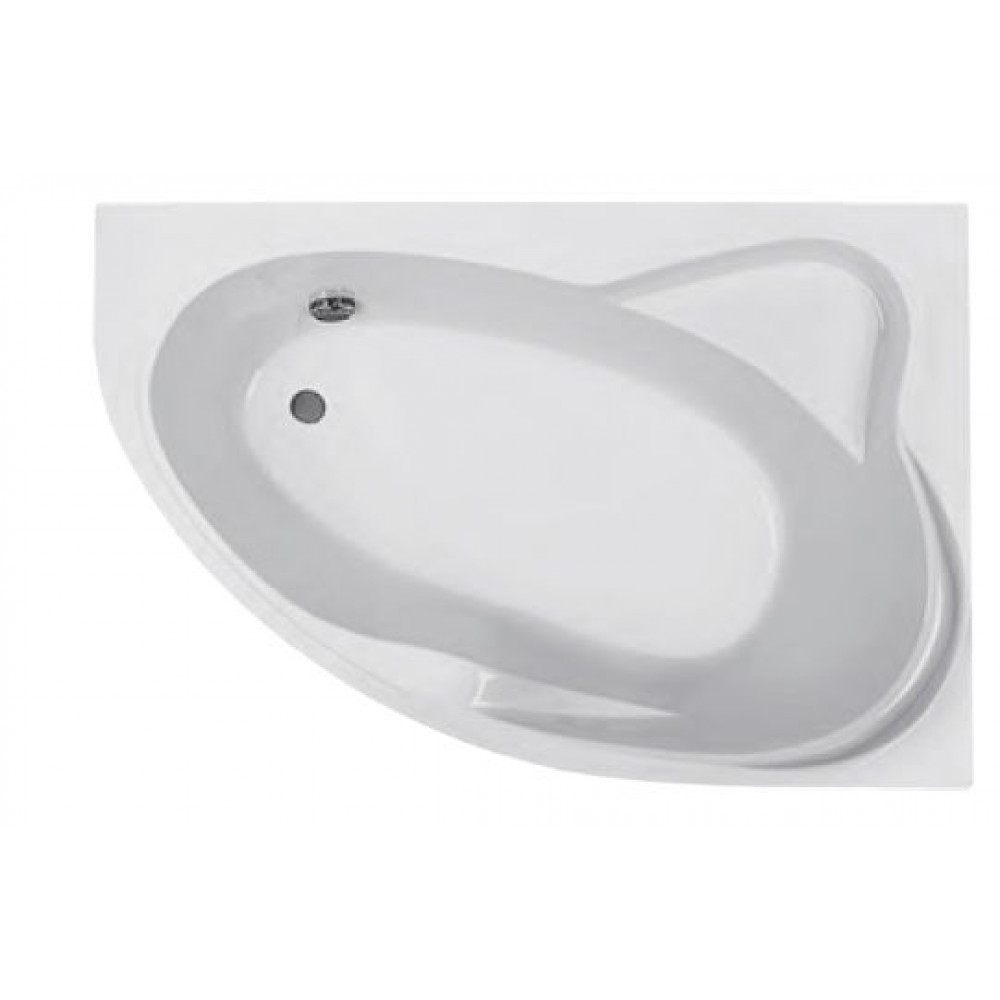 Ванна акриловая Roca LUNA 170х115 асимметричная, правосторонняя
