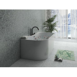 Ванна акриловая Azario BRADFORD 1700х800х580 пристенная, в комплекте с сифоном и металлической рамой (BRA17080)