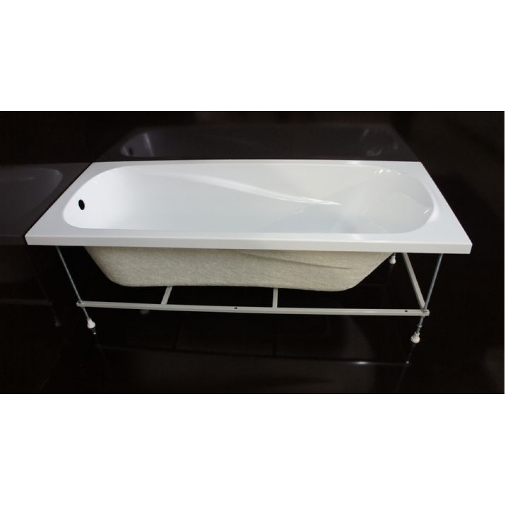 Ванна Loranto Arctica 160х70 с каркасом и экраном, ABS пластик, белая (CS00025378)