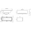 Ванна акриловая Ravak CLASSIC 170x70 N белая