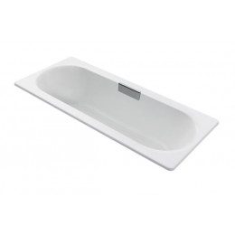 Ванна чугунная Jacob Delafon VOLUTE 170x80 см с антискользящим покрытием, без отверстий для ручек, без ножек, белая (E6D901-0)