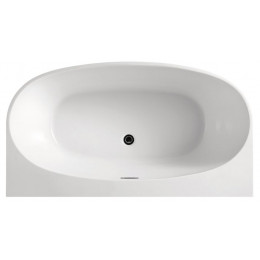 Ванна акриловая Azario Cambridge 1800X880X580, пристенная, в комплекте с сифоном и металлической рамой