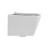 EWC700-114W CHARUS ALVA RIMLESS Безободковый подвесной унитаз с горизонтальным выпускомв стену c легкосъемным сиденьем