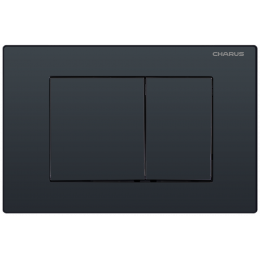 Система инсталляции для подвесных унитазов CHARUS CC.300.80.01 с креплением и кнопкой смыва Minimalista FP.310.DW.01, черный матовый