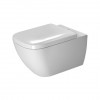 Унитаз подвесной безободковый  2222090000 Duravit Happy D.2+   Крышка-сиденье для унитаза Duravit Happy D.2 с микролифтом  64590000