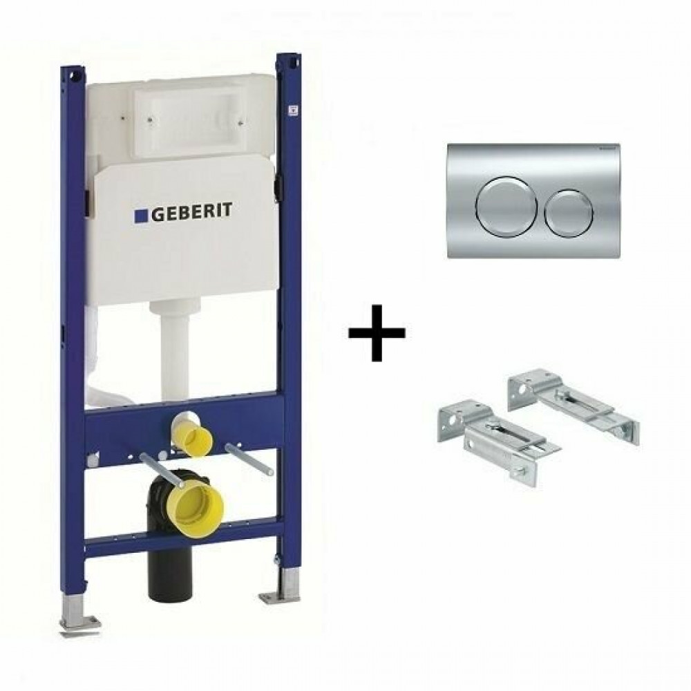 Geberit Duofix  Delta Инсталляция для подвесного унитаза c кнопкой ,хром
