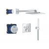 Душевая система, c внутренней частью, хром, Grohe Grohtherm SmartControl Pro