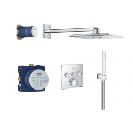 Душевая система, c внутренней частью, хром, Grohe Grohtherm SmartControl Pro
