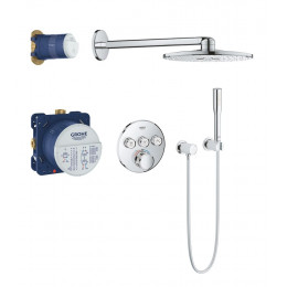 Душевой комплект с внутренней частью, с термостатом, Grohe Grohtherm SmartControl, 34705000