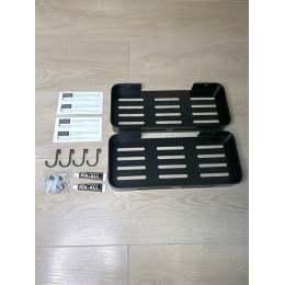 Полка для ванной комнаты KLENK, 2 шт, без сверления, черная