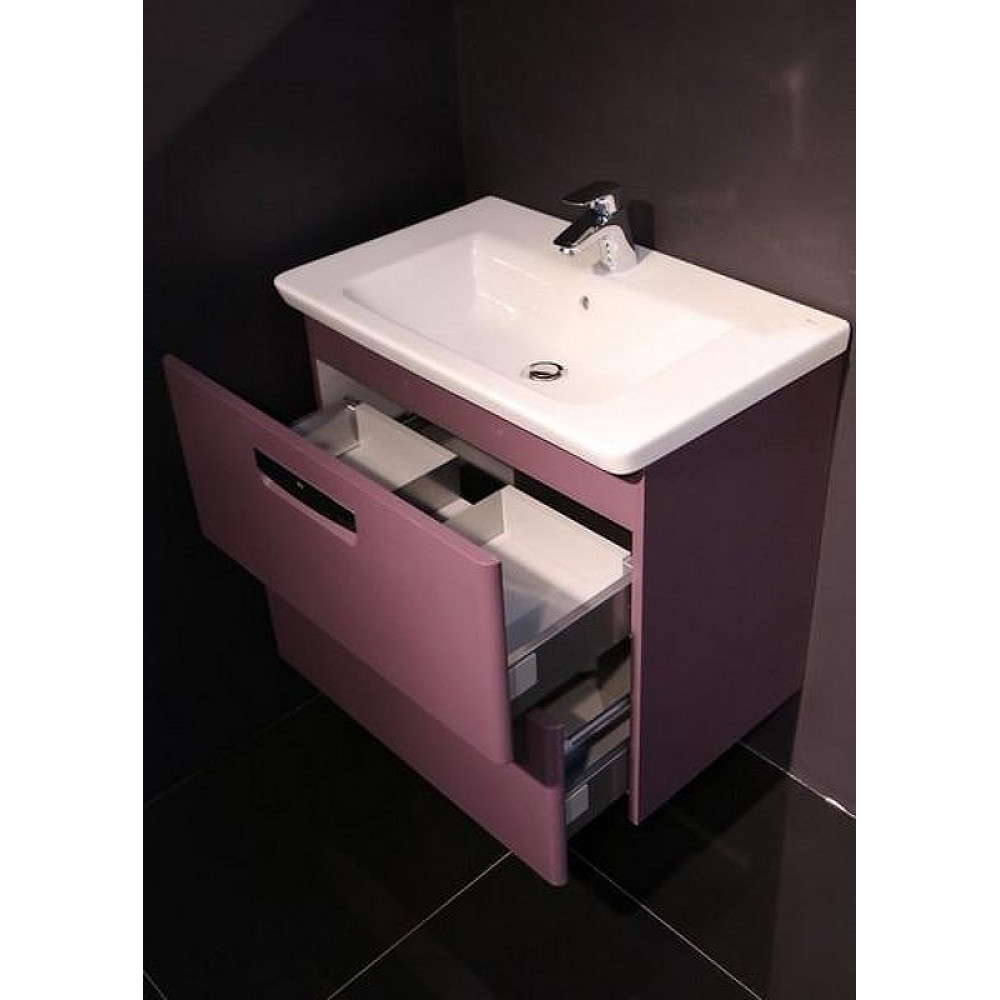 Тумба под раковину Roca The Gap 70 ZRU9302741 подвесная Фиолетовая