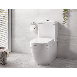 Унитаз напольный GROHE Euro Ceramic с бачком с сиденьем микролифт 39338000+39332000+39330002