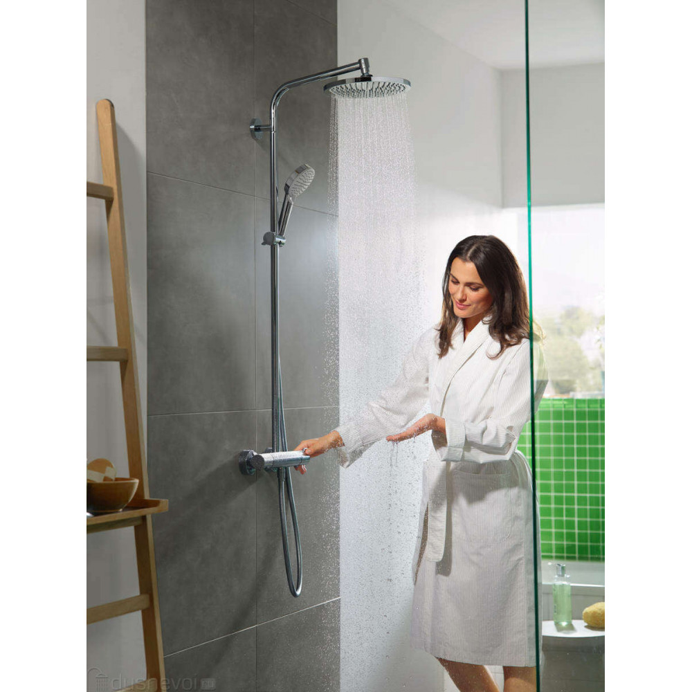 Душевая система Hansgrohe Crometta S240 Eco Smart 27268000 с термостатом, хром