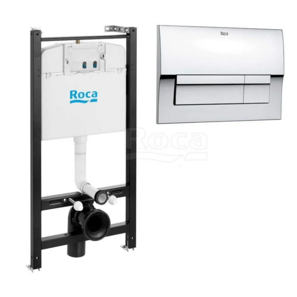 Система инсталляции для унитазов Roca Active WC + Кнопка смыва Roca Active В01 8901170B1