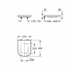 Унитаз напольный GROHE Euro Ceramic с бачком с сиденьем микролифт 39338000+39332000+39330002